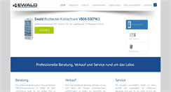 Desktop Screenshot of ewald-medilab.de
